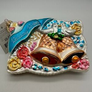 2000 Christopher Radko Wedding Wishes 5" Ornament 00-092-0